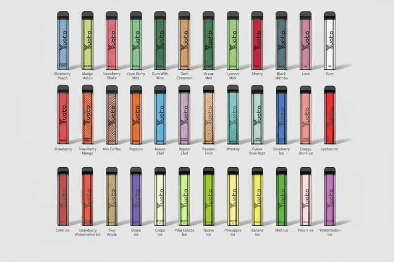 Yuoto XXL 2500 puffs Dubai authentic disposable vape 50mg nicotine