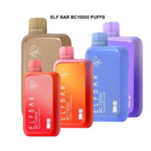 Elfbar BC10000 Dubai authentic disposable vape LED display 10000 puffs