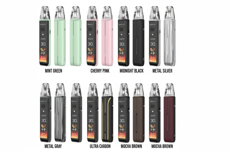 OXVA Xlim 3 Ultra Pod Kit 30W with HD touchscreen display and included pods